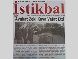 İstikbal Gazetesi 13.02.2017