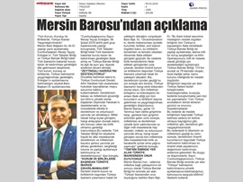 BASINDA BAROMUZ (Baro Bşk. Er: "Yargı ve Adalet Sistemimiz Kaosa Sürüklenir")