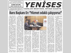 BASINDA BAROMUZ (Baro Başkanımız: "Hizmet Odaklı Çalışıyoruz")