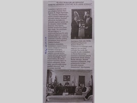BASINDA BAROMUZ (Baro Başkanımız, Silifke Cumhuriyet Başsavcısı'nı Ziyaret Etti)