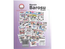 MERSİN BAROSU DERGİSİ KADIN ÖZEL SAYISI ÇIKTI