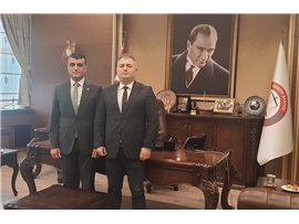 ERDEMLİ C.BAŞSAVCISI VELİ GÜNDÜZ'DEN BAŞKANIMIZA ZİYARET