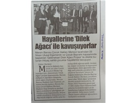 Mersin Barosu Dilek Ağacı Projesi