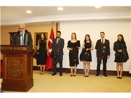 6 STAJYER AVUKATIMIZ CÜBBE GİYDİ