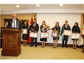 6 STAJYER AVUKATIMIZ CÜBBE GİYDİ