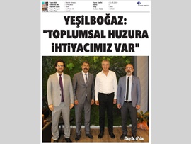 BASINDA BAROMUZ (Mezitli Belediye Başkanı Neşet Tarhan'a Ziyaret)