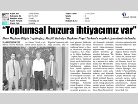 BASINDA BAROMUZ (Mezitli Belediye Başkanı Neşet Tarhan'a Ziyaret)