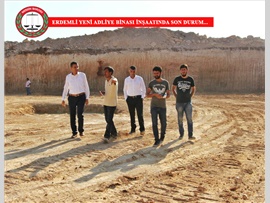 ERDEMLİ YENİ ADLİYE BİNASI İNŞAATINDA SON DURUM…