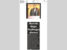BASINDA BAROMUZ (Mersin Barosu'nun Yeni Başkanı Av. Bilgin Yeşilboğaz Oldu)