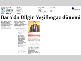 BASINDA BAROMUZ (Mersin Barosu'nun Yeni Başkanı Av. Bilgin Yeşilboğaz Oldu)