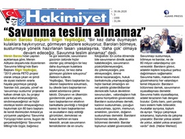BASINDA BAROMUZ (Savunma Mitingi-"Savunma Teslim Alınamaz")