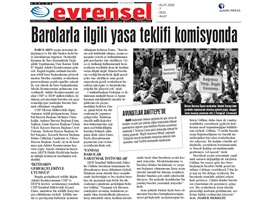 BASINDA BAROMUZ (Baro Başkanlarının komisyona katılma talebi reddedildi)