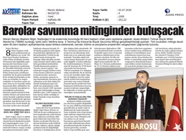 BASINDA BAROMUZ (Başkanımızdan Savunma Mitingine çağrı)