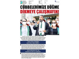 BASINDA BAROMUZ (Basın Açıklaması -"Paralel Baro İstemiyoruz")