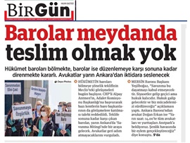 BASINDA BAROMUZ (Başkanımızdan Savunma Mitingine çağrı)