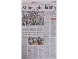 BASINDA BAROMUZ (Savunmaya Biber Gazlı Müdahale-Mecliste Oturma Eylemi)
