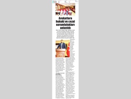 BASINDA BAROMUZ (Avukatın Hukuki ve Cezai Sorumluluğu)