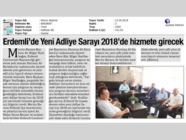 BASINDA BAROMUZ (Baro Başkanımızdan Erdemli Cumhuriyet Başsavcısı'na Ziyaret)