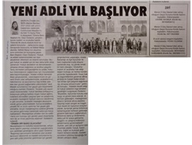 Mersin Barosu adli yıl açılış töreni düzenledi