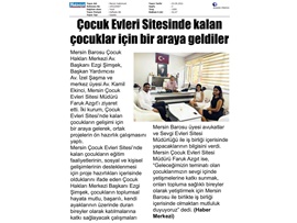 Çocuk Evleri Sitesi'nde kalan çocuklar için bir araya geldiler