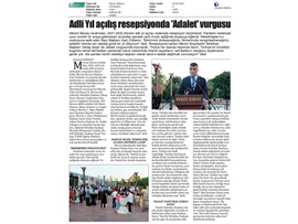 Mersin Barosu adli yıl açılış resepsiyonu düzenledi