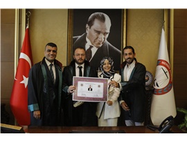 9 STAJYER AVUKATIMIZ CÜBBE GİYDİ