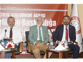 MERSİN BAROSU 2019-2020 STAJ EĞİTİM DÖNEMİ AÇILIŞI, BARO BAŞKANLARININ KATILIMIYLA YAPILDI