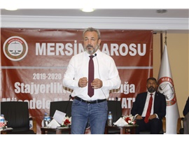 MERSİN BAROSU 2019-2020 STAJ EĞİTİM DÖNEMİ AÇILIŞI, BARO BAŞKANLARININ KATILIMIYLA YAPILDI