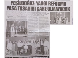 BASINDA BAROMUZ (Yemin Töreni-"Yargı Reformu Çare Olmayacak")