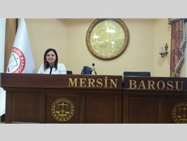 STAJYER AVUKATLARA KURGUSAL DURUŞMA DERSİ VERİLDİ