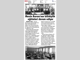 BASINDA BAROMUZ (BİLİRKİŞİLİK TEMEL EĞİTİM PROGRAMI’NIN DÖRDÜNCÜ GURUP EĞİTİMİ BAŞLADI)