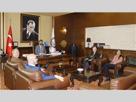 MERSİN DEVLET OPERA VE BALESİ’NDEN BARO BAŞKANIMIZ AV. BİLGİN YEŞİLBOĞAZ’A ZİYARET