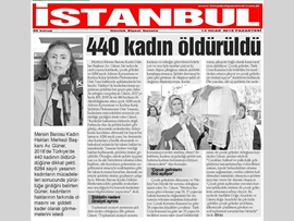 BASINDA BAROMUZ (2018'DE 400 Kadın Öldürüldü)
