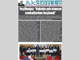 BASINDA BAROMUZ (Yeşilboğaz: "Hukuku Yok Etmeye Avukatlardan Başlandı")