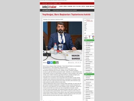 BASINDA BAROMUZ (Baro Başkanımız 37. Baro Başkanları Toplantısı'na Katıldı)
