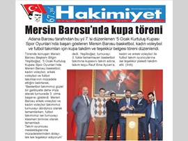 BASINDA BAROMUZ (Baromuzda Kupa Töreni Yapıldı)