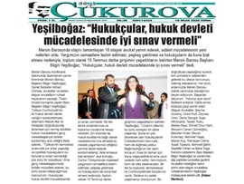BASINDA BAROMUZ (Yemin Töreni-"Hukukçular, Hukuk Devleti Mücadelesinde İyi Sınav Vermeli")