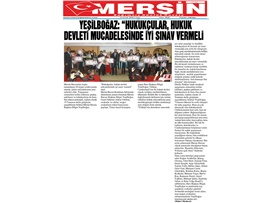 BASINDA BAROMUZ (Yemin Töreni-"Hukukçular, Hukuk Devleti Mücadelesinde İyi Sınav Vermeli")