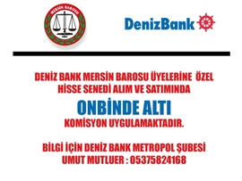 DENİZBANK'TAN BAROMUZ ÜYELERİNE ÖZEL İNDİRİM
