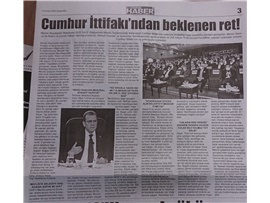 BASINDA BAROMUZ (Kadına şiddet ve çocuk hakları işbirliğine, Cumhur İttifakı engeli)
