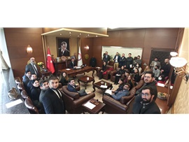 MERSİN BAROSU GENÇ AVUKATLAR MECLİSİ YÖNETİMİNDEN BAŞKANIMIZA ZİYARET