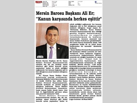 BASINDA BAROMUZ (Başkanımızın Dünya İnsan Hakları Günü Mesajı)