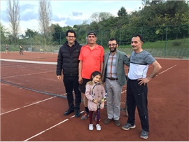 GELENEKSEL TENİS TURNUVASI DEVAM EDİYOR