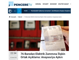 76 Baro: "Elektrik tarifesine yapılan düzenleme Anayasaya aykırı"