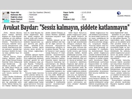 BASINDA BAROMUZ (Kadın Hakları Merkezimizin Uğur Okullarında Eğitim Çalışması)