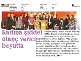 8 Mart Dünya Emekçi Kadınlar Günü basın açıklaması
