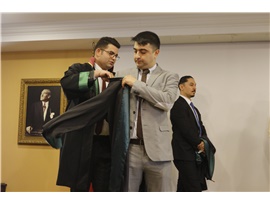 DÖRT STAJYER AVUKATIMIZ, AVUKATLIK RUHSATNAMESİNİ ALDI