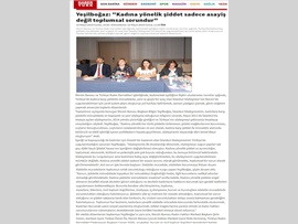 BASINDA BAROMUZ (İstanbul Sözleşmesi Toplantısı)