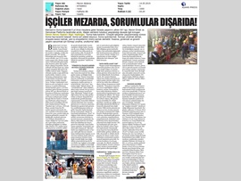 BASINDA BAROMUZ (Soma Faciası Yıldönümü Mesajı)