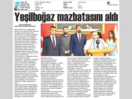 BASINDA BAROMUZ (Baro Başkanımız Av. Bilgin Yeşilboğaz Mazbatasını Aldı)